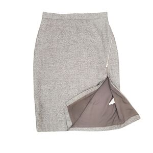 Banana Republic Zipper Slit Skirt 10P Neutral